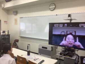 韓国の松峴女子高校（SongHyun Girls High School）とのオンライン交流会を実施しました