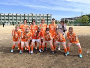 サッカー部女子チームがインターハイ神奈川県予選に出場しました