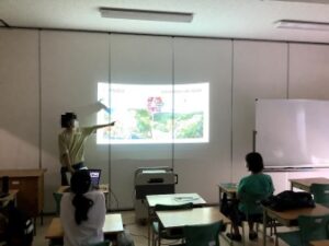 在フランス高校生と交流の機会を持ちました