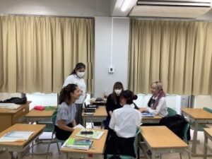フランスの高校生と交流をしました