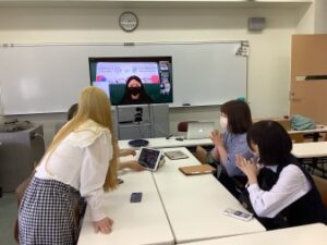 韓国の高校と三回目の交流を行いました